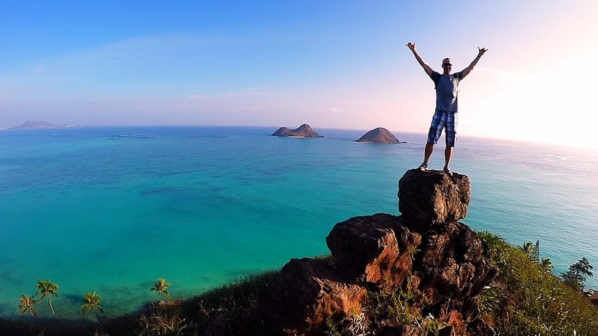 Lanikai Pillbox hike, Honolulu, Oahu, Hawaii