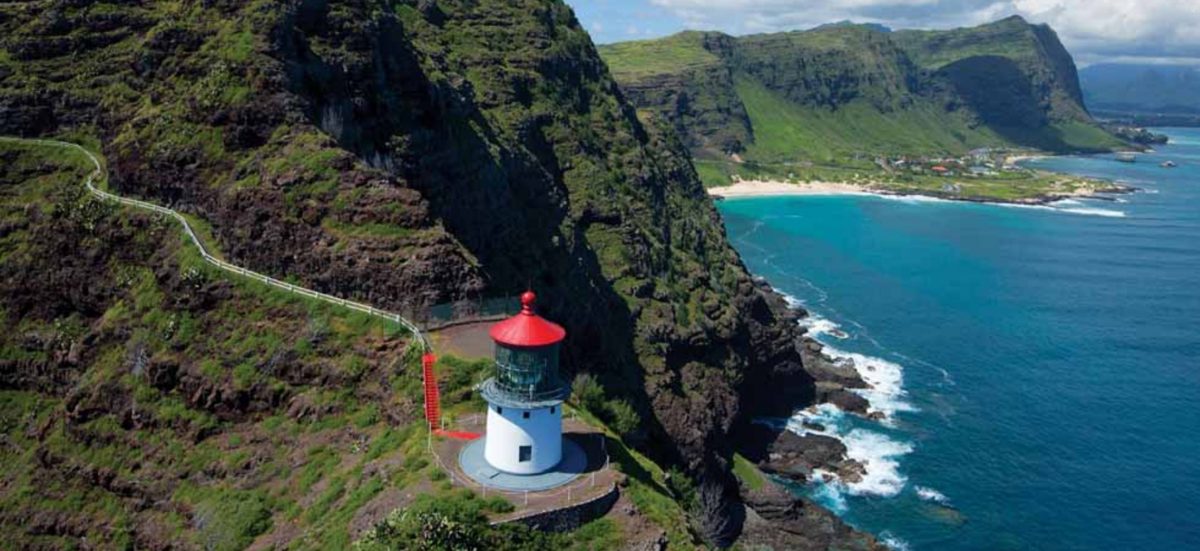 Makapuu Lighthouse Trail on Honolulu, Oahu, USA