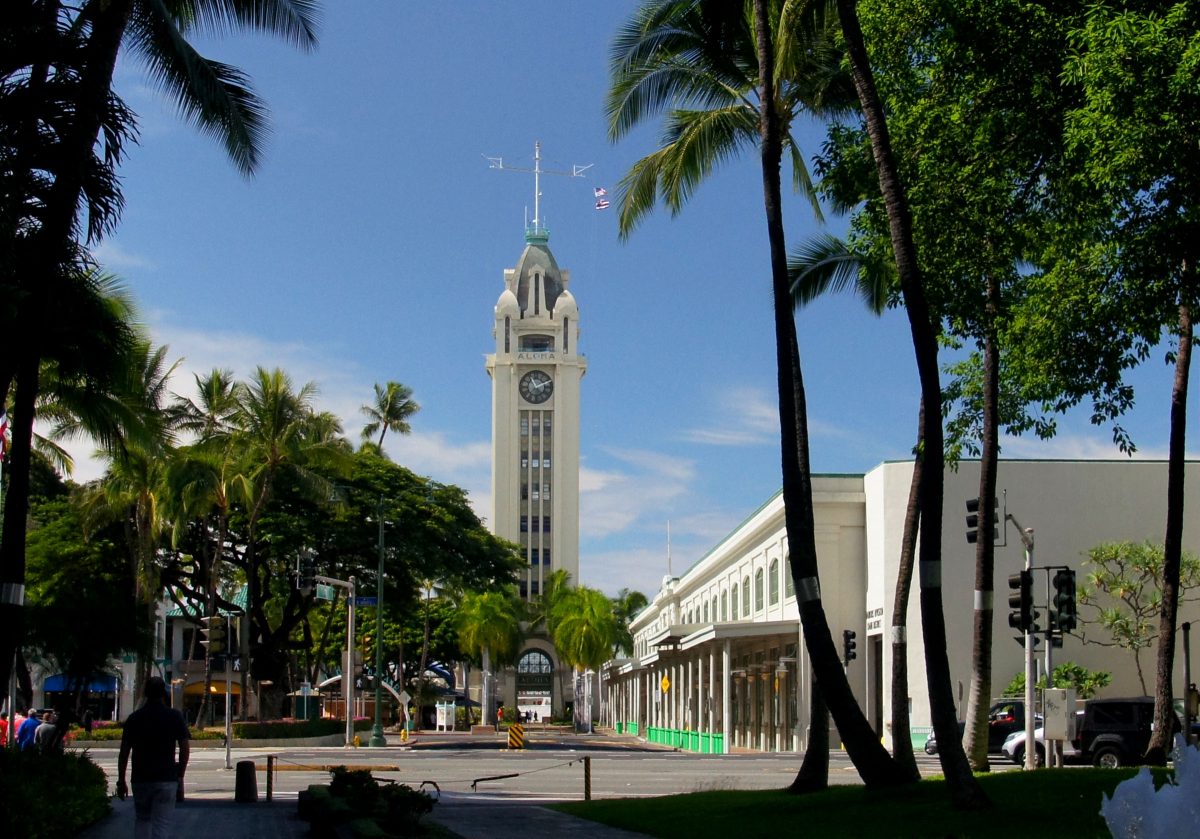 Aloha tower, Honolulu, Hawaii, USA