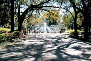 Forsyth Park, Forsyth Park Fountain, Savannah, Georgia