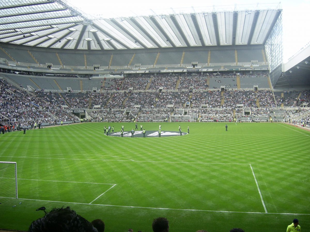 Pre-match scene during a Newcastle United game at St. James’ Park Pre-match scene during a Newcastle United game at St. James’ Park