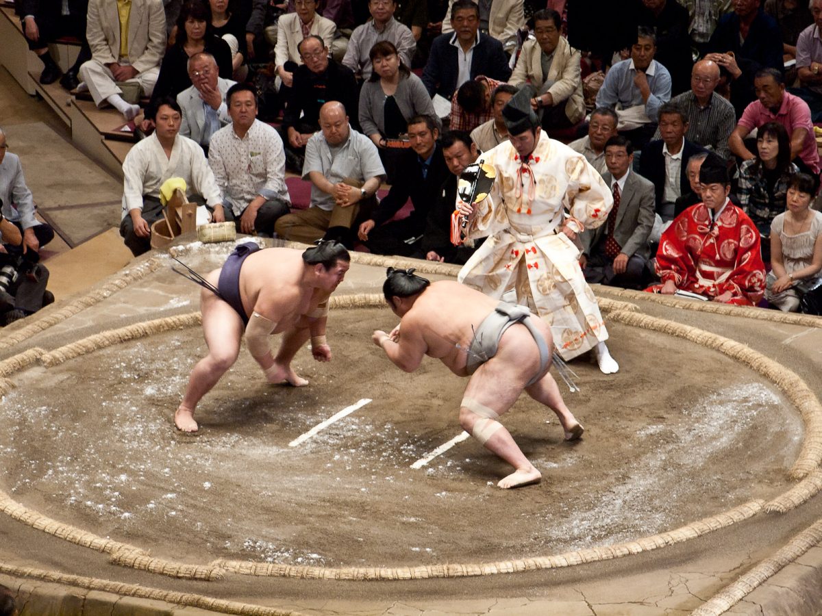 Sumo Town in Tokyo, Japan