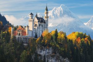Take a day trip from Munich to Neuschwanstein Castle to see the magical white, fairytale castle