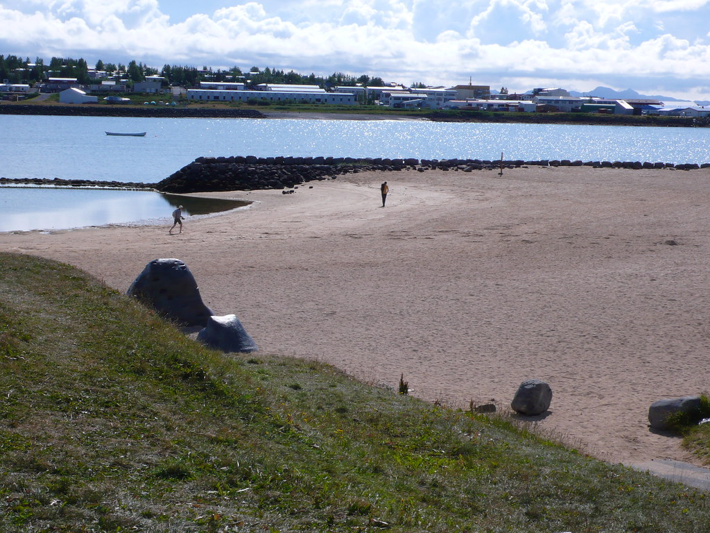 Nautholsvik Geothermal Beach combines golden sand with warm geothermal water, and attracts over half a million visitors every year