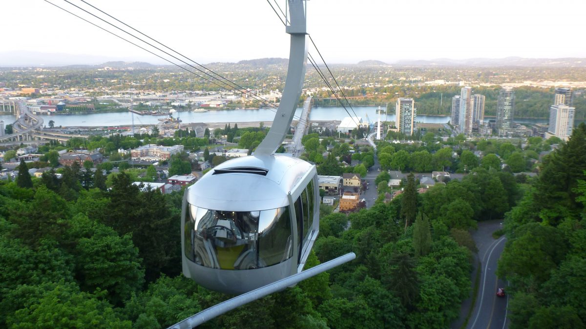 Portland Aerial Tram Ride