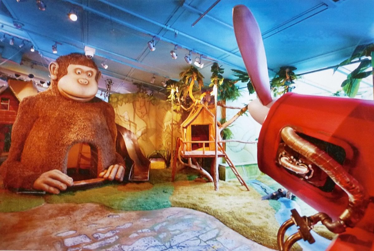 Junibacken, picture of an amazingly interactive children's playground. Jungle themed. Junibacken, picture of an amazingly interactive children's playground. Jungle themed.