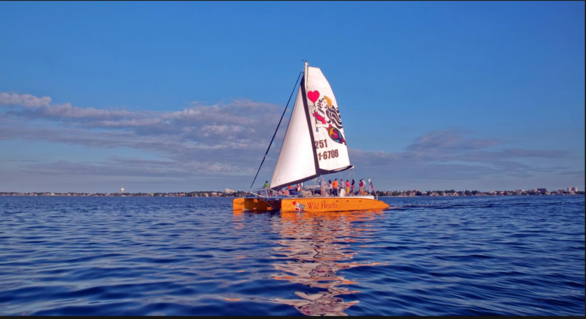 Take in the gorgeous views of Orange Beach by sailing on the Gulf in a 53-foot open-ocean catamaran