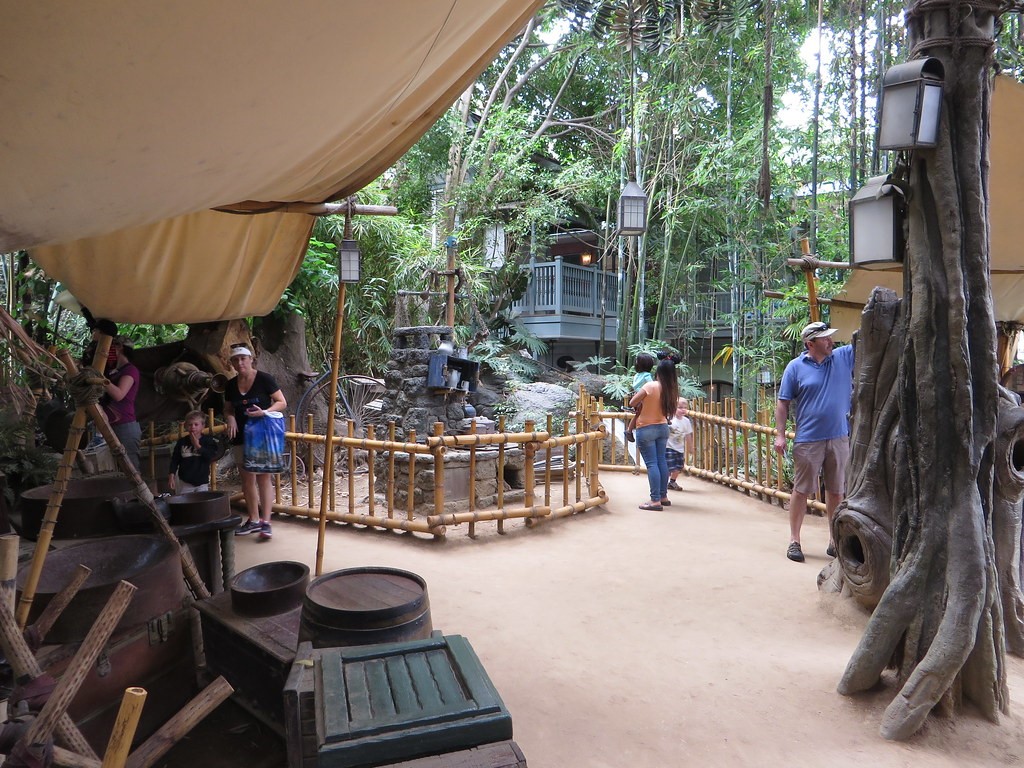 Tarzan’s Tree House in Adventureland, Hong Kong Disneyland. 