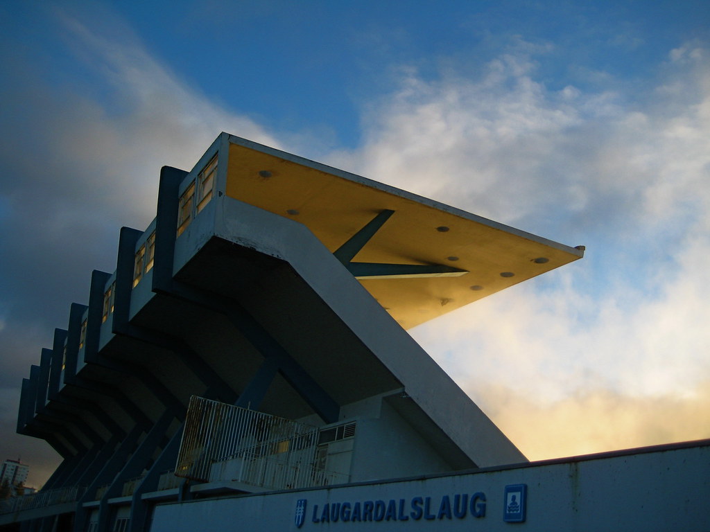 Laugardalslaug is Reykjavik’s largest public pool and even contains a mini golf course