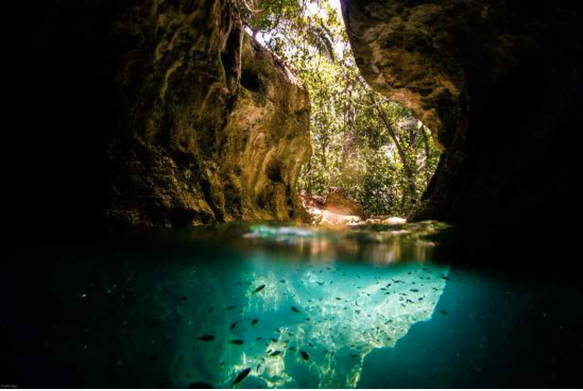 The walls of Actun Tunichil Muknal are adorned with ancient Maya carvings, making it one of the most protected cultural places in Belize 