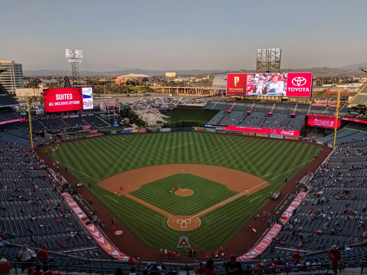 Enjoy a thrilling Major League Baseball game at Angel Stadium