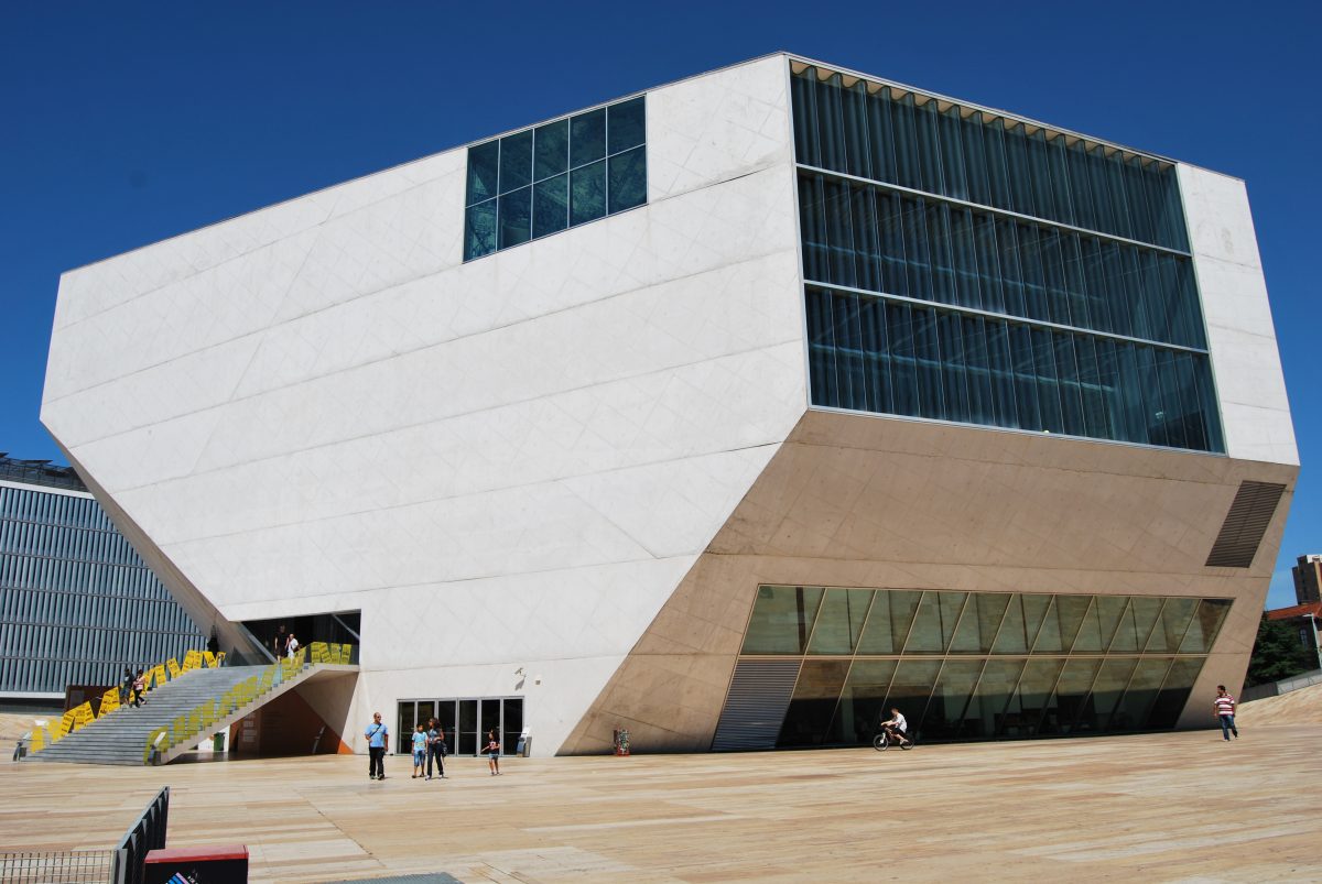 Front entrance of the Casa da Musica, Porto’s de facto concert hall