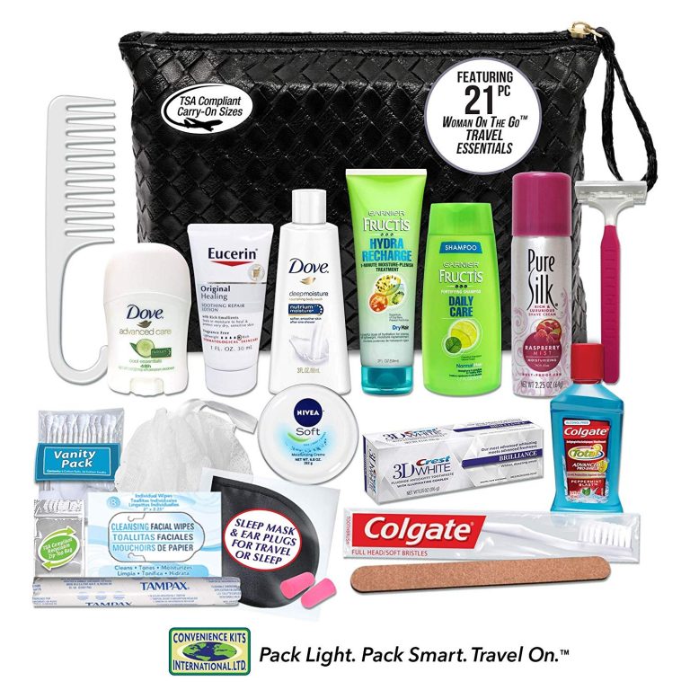 travel size toiletries