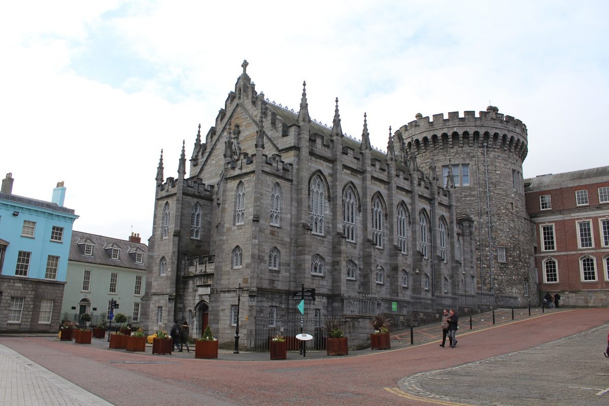 The exterior of Dublin Castle