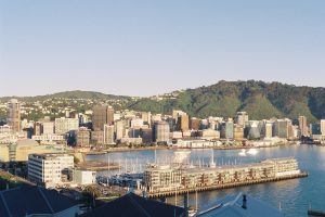 Picturesque view of Wellington’s waterfront from Mt Victoria, the best vantage point