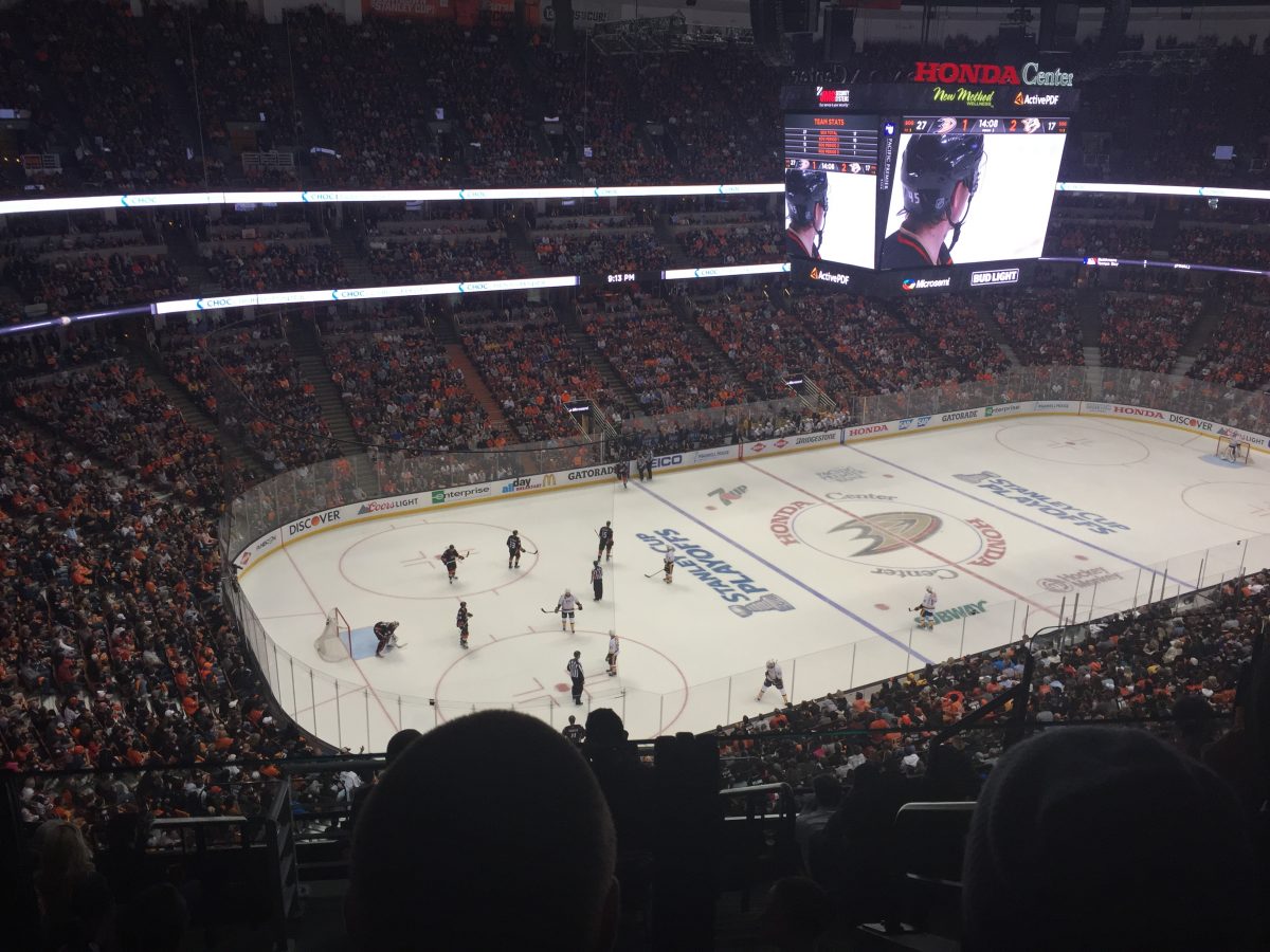 Home of the Anaheim Ducks professional hockey team, the Honda Center is also a popular indoor arena for concerts