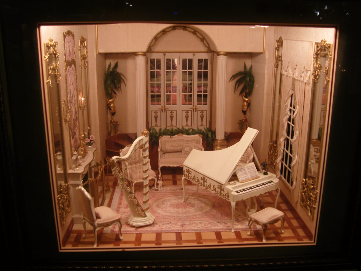 One of the many miniature exhibits at the Miniatures Museum of Taipei