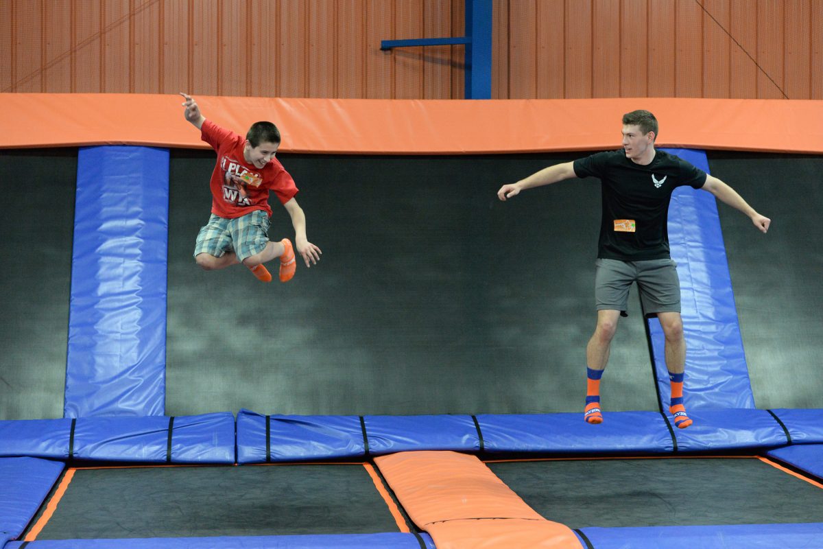 The world’s first indoor trampoline park, take part in a healthy yet fun cardio workout at Sky Zone Trampoline Park 