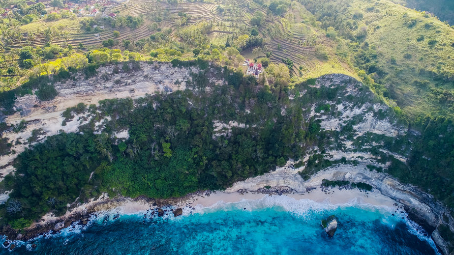 Suwehan beach at Nusa Penida island Bali, Indonesia