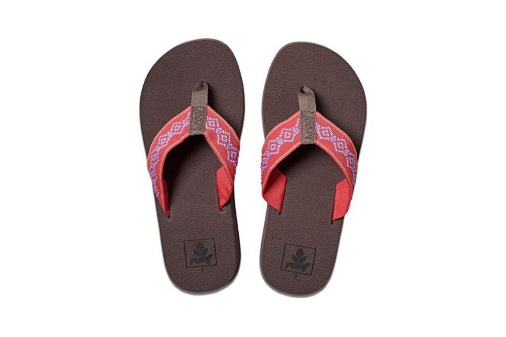 red reef flip flops