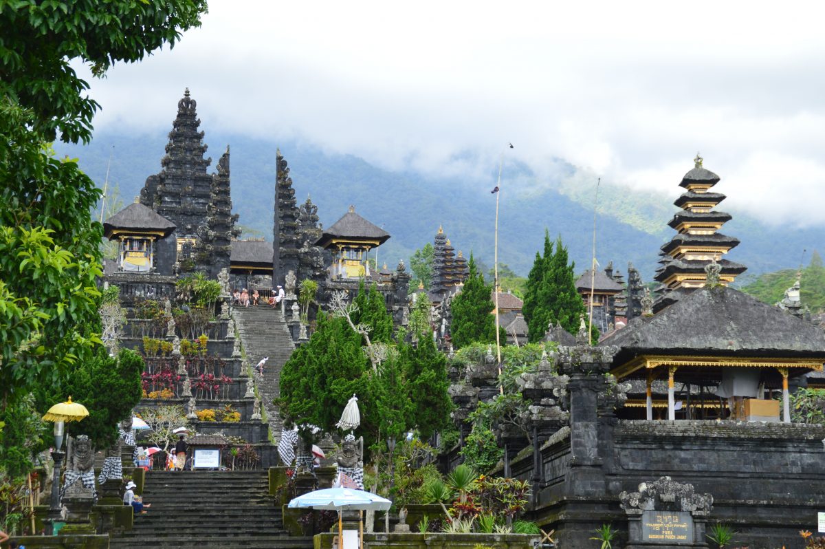 Bali famous Besakih Temple photo spot Bali famous Besakih Temple photo spot