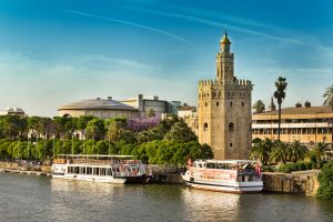 Cruise at Guadalquivir River Seville, Spain