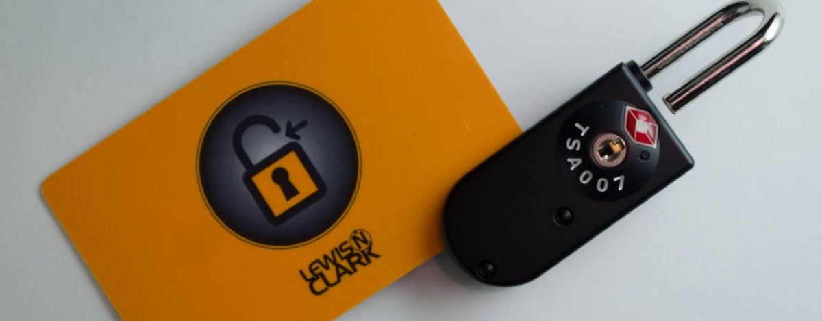 lewis clark TSA lock for luggage