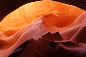 Lower antelope canyon in Arizona