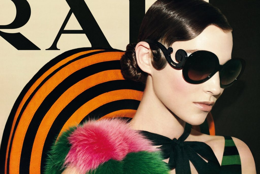 prada scroll sunglasses
