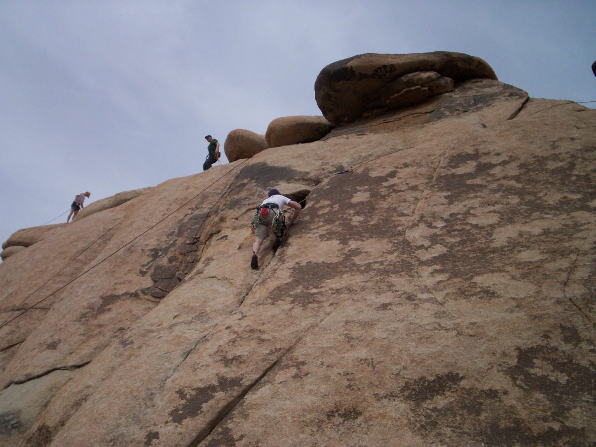 Trashcan Rock, Joshua Tree National Park, California, Rock Climbing