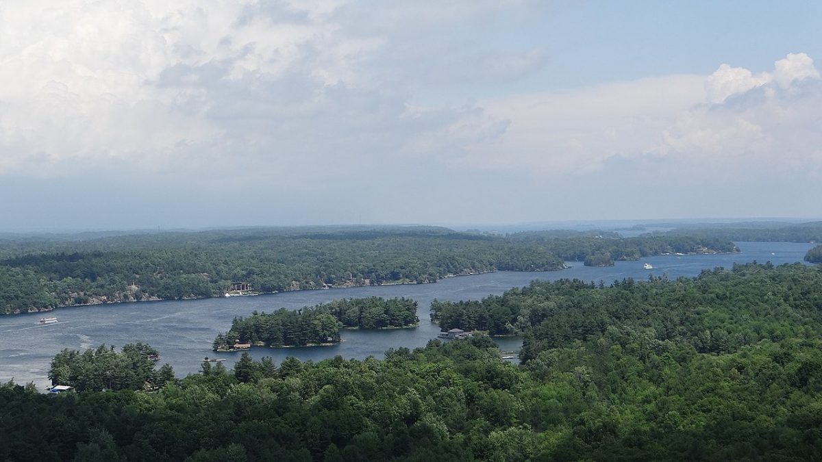 View from the Thousand Islands Tower