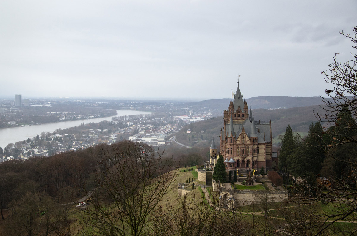 Schloss Drachernburg Viewpoints, Drachenburg Castle Viewpoints