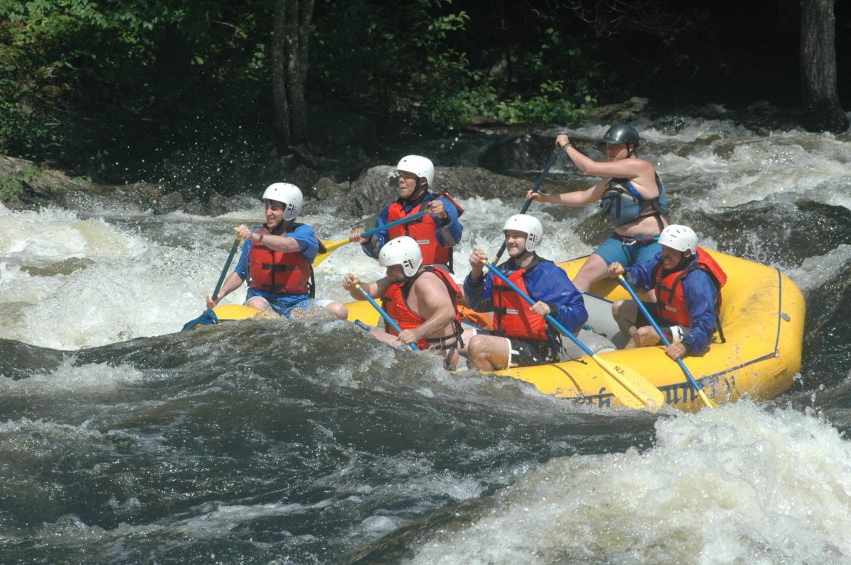 White Water Rafting, Kennebec River, Maine