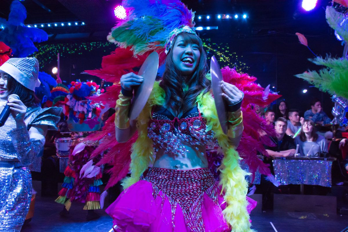 Performance at Shinjuku's Robot Restaurant