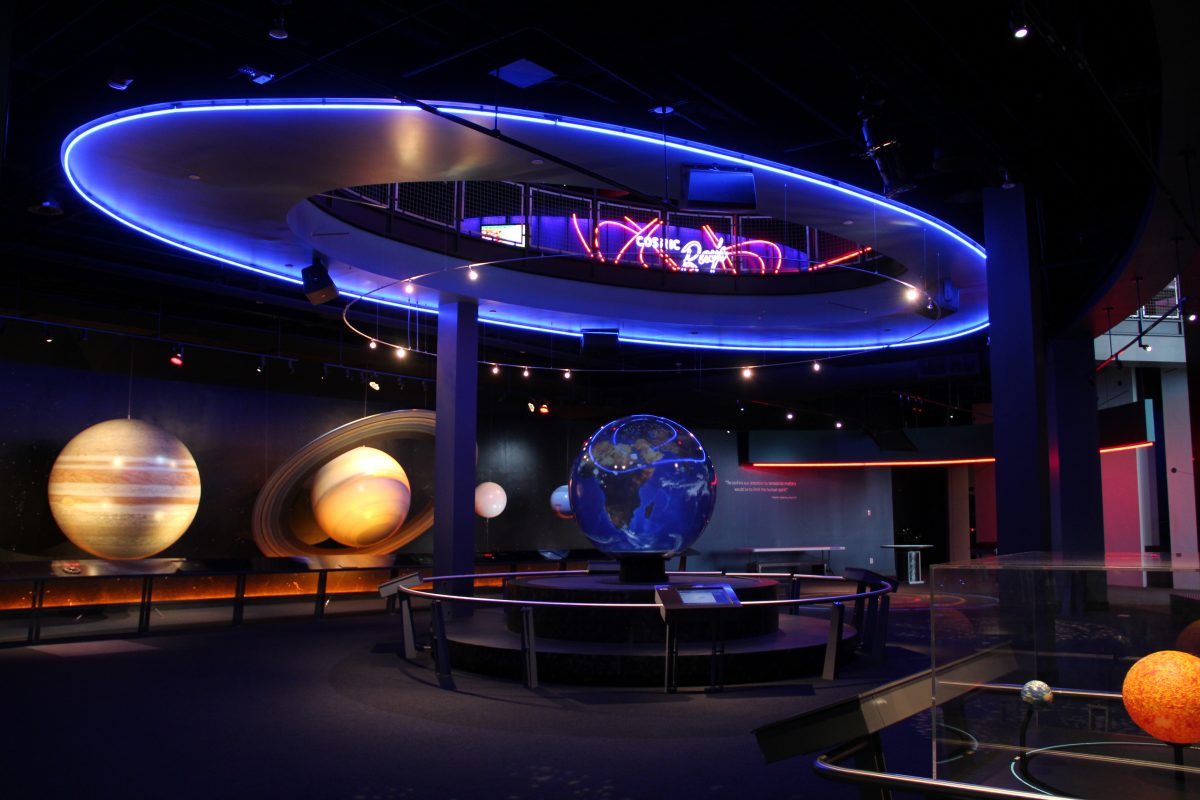 Delight them with a trip to the Adventure Science Center which features more than 175 hands-on exhibits Delight them with a trip to the Adventure Science Center which features more than 175 hands-on exhibits