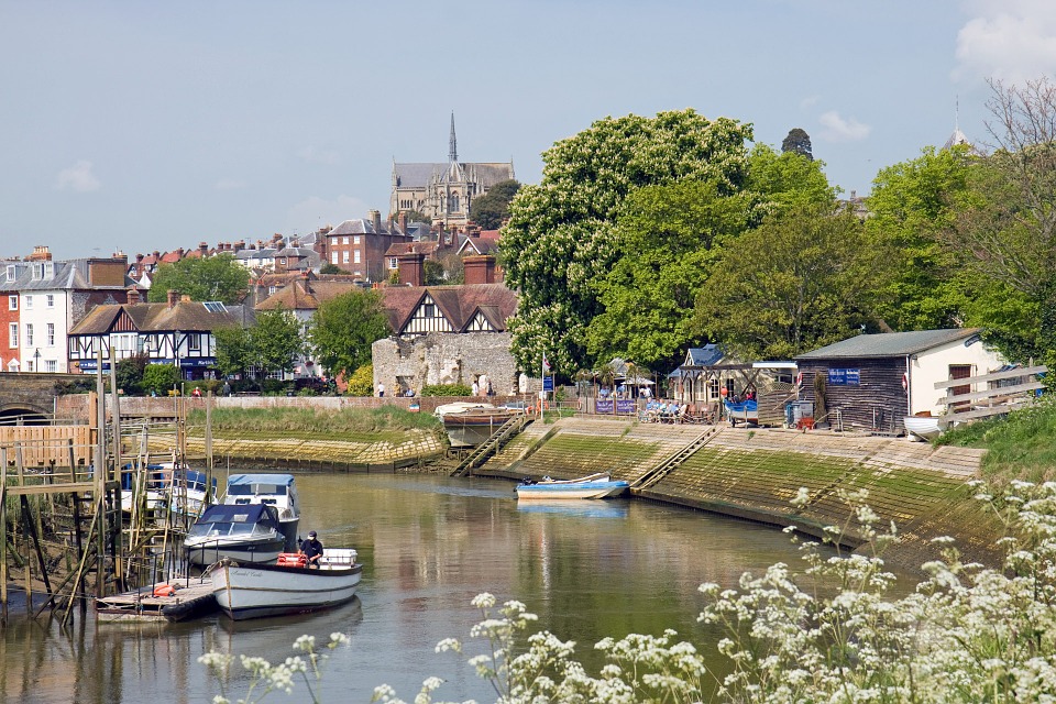 Arundel Cathedral view from the River