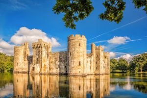 Bodiam Castle, Samot, Shutterstock Bodiam Castle still stands tall today like something out of a storybook with its imposing stone towers surrounded by a moat