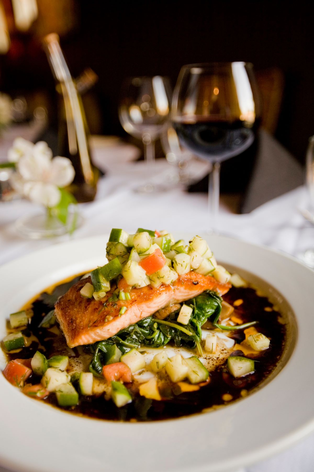 Castle View Restaurant combines an exquisite gastronomical experience with the beautiful scenery of Leeds Castle to create a memorable dining experience Castle View Restaurant combines an exquisite gastronomical experience with the beautiful scenery of Leeds Castle to create a memorable dining experience