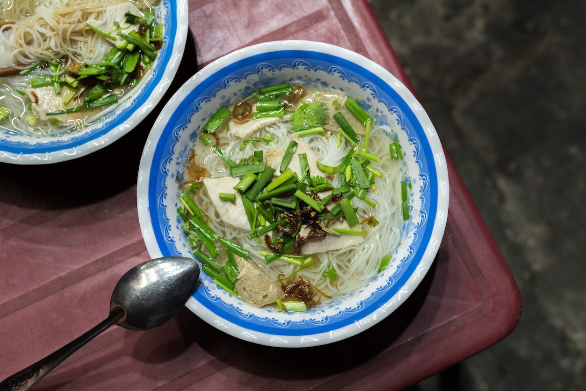 Hu Tieu Go noodles soup in Vietnam. Hu Tieu Go noodles soup in Vietnam.