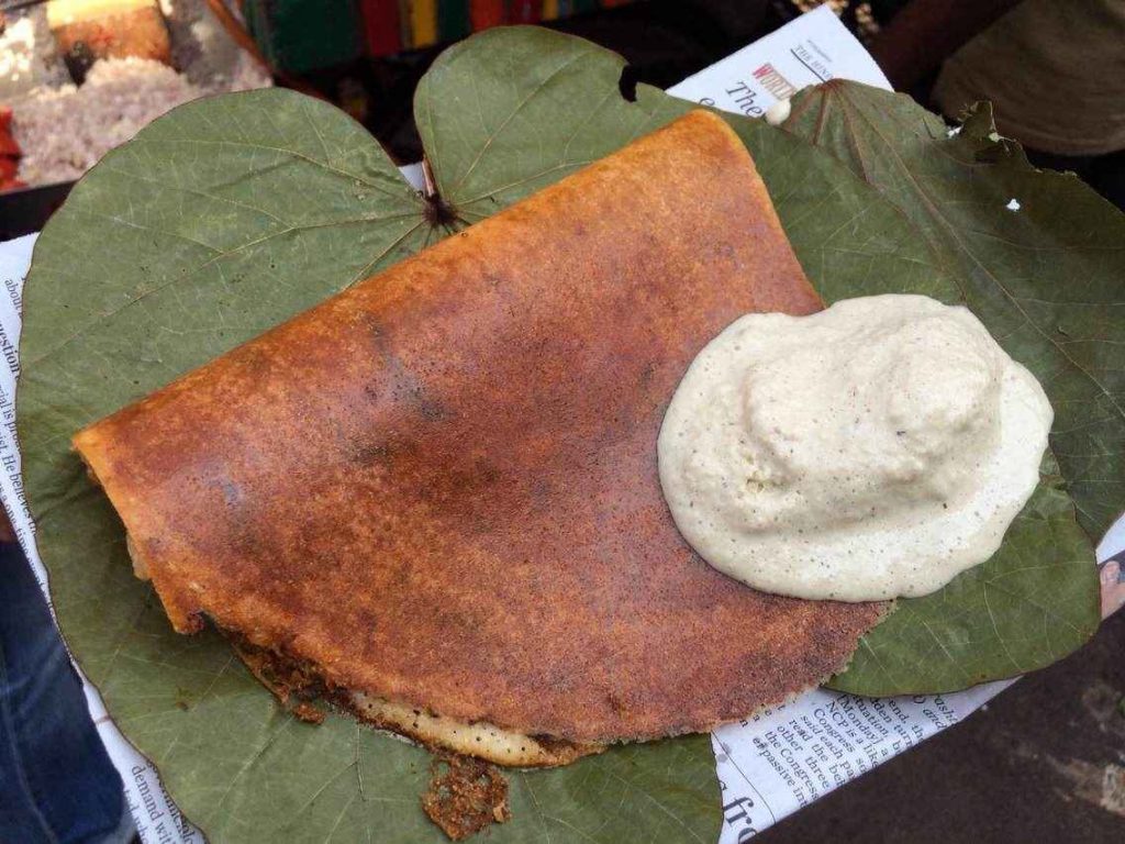 Dosa with Coconut Chutney Dosa with Coconut Chutney