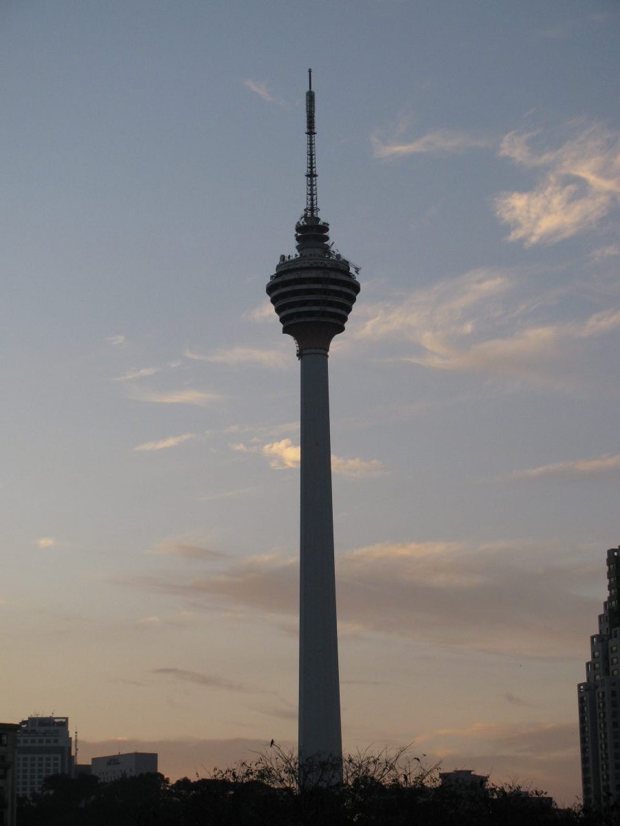 Kuala Lumpur Tower at sunset