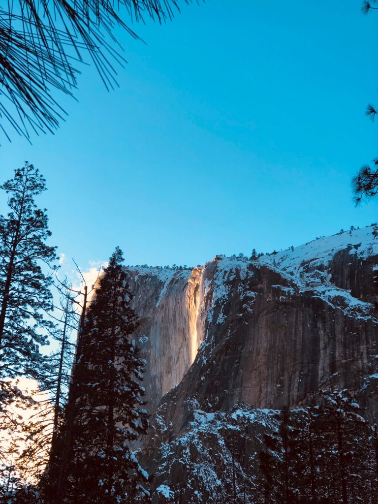 Horsetail Fall, Yosemite National Park Horsetail Fall, Yosemite National Park