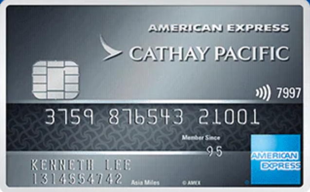 Amex reward credit card cathay pacific