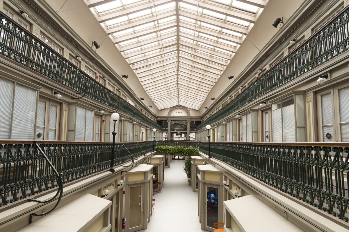 If you like to take a walk and see something different, then you definitely must visit The Arcade in downtown Providence. Built in 1828, The Arcade is the oldest indoor mall in the United States.