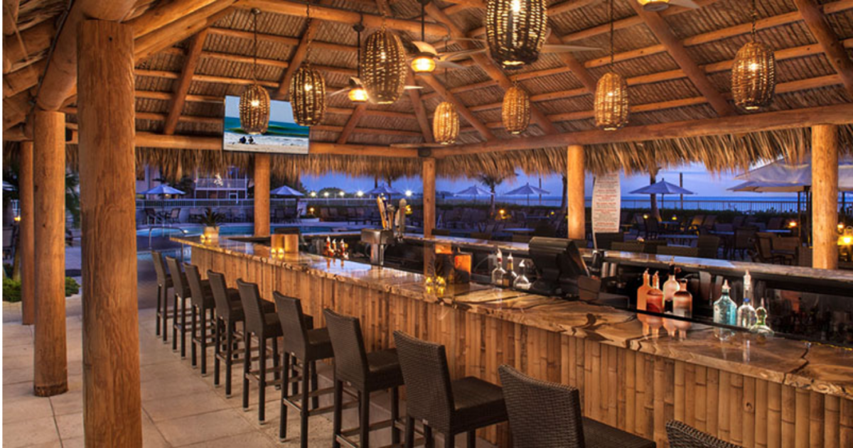 The Tiki Bar is a brilliant place to wind down, relax, meet new people and take in the gorgeous views of the Floridian coastline The Tiki Bar is a brilliant place to wind down, relax, meet new people and take in the gorgeous views of the Floridian coastline