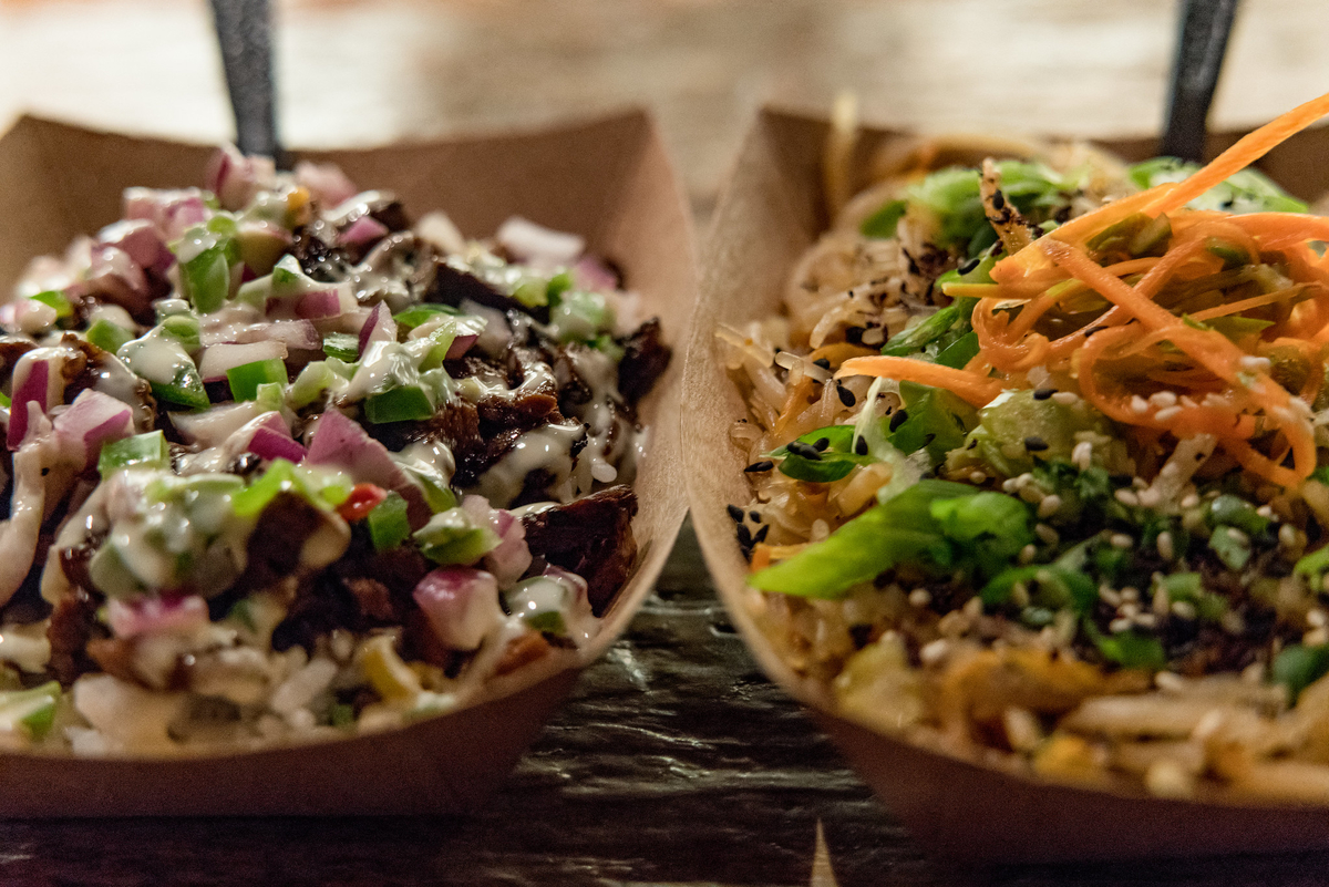 Sisig and Pancit Bihon Filipino Food Sisig and Pancit Bihon Filipino Food