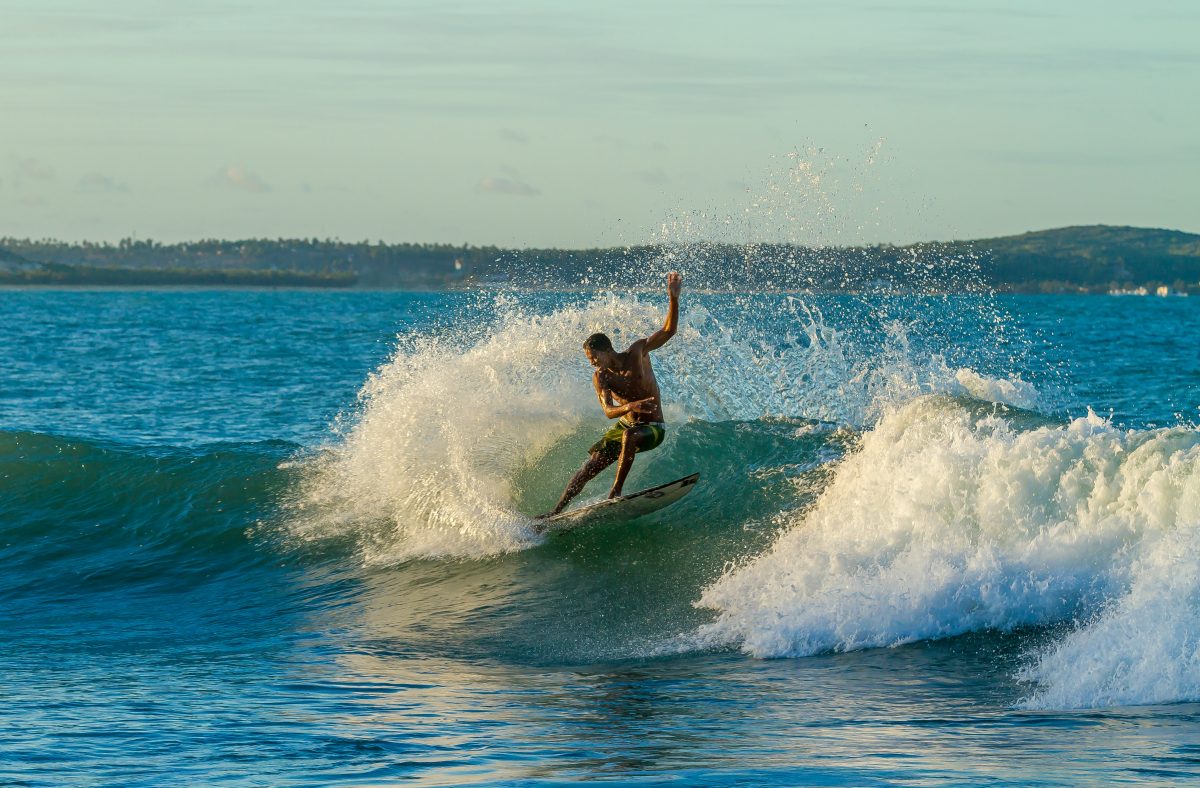 Man surfing Beach Surfing