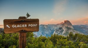 Viewpoint at yosemite national park