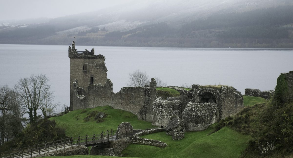 Sitting near Loch Ness in the Scottish Highlands, the ruins of Urquhart Castle is a structure rich in history.