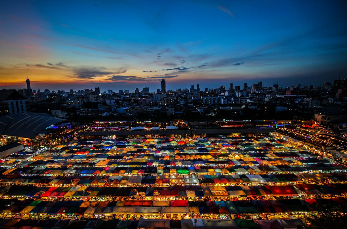 Thai Food, Night Market, Ratchada Rot Fai Train Market